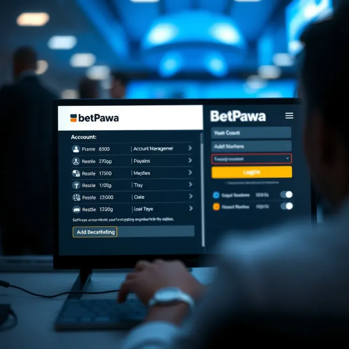 Betpawa app interface displaying various sports betting options on an iPhone screen
