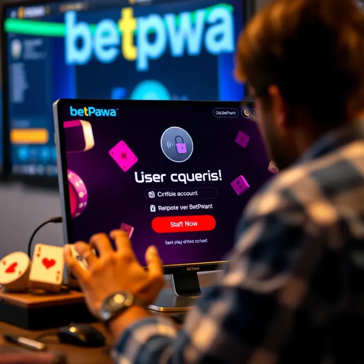 Ensuring Secure Access and Protection on BetPawa Betting Platform Secure login interface with encryption symbols representing account safety on BetPawa