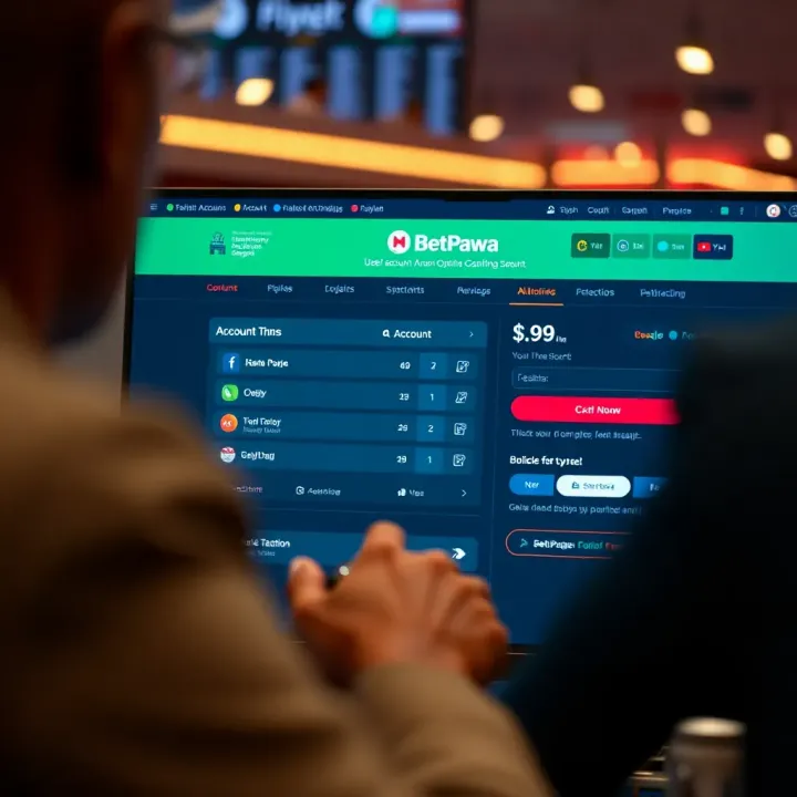 Dashboard view of BetPawa affiliate platform showcasing commission tracking and marketing tools