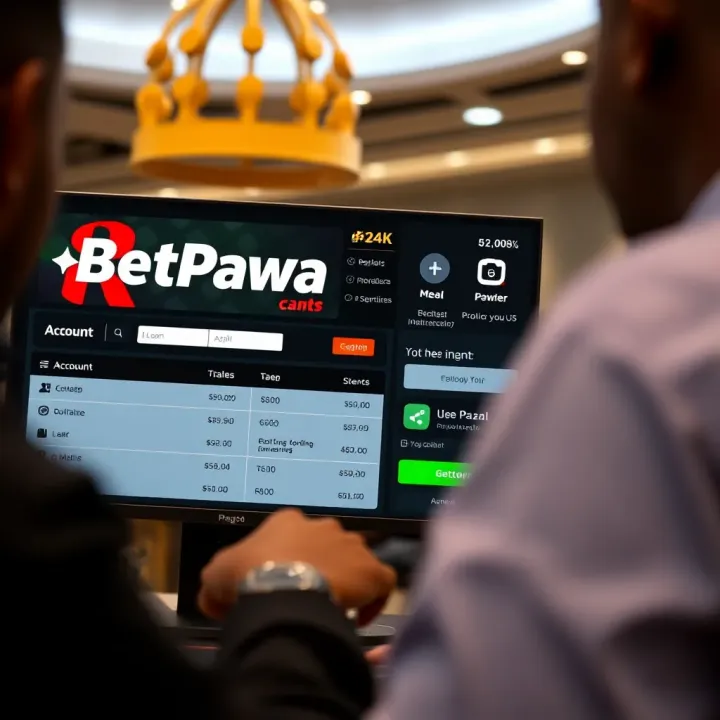 Secure Login Features of Betpawa App for Nigerian Users Illustration of a mobile phone displaying secure login features of the Betpawa app in Nigeria