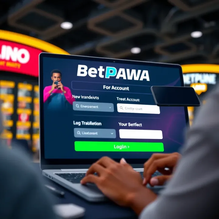 Mobile phone displaying Betpawa app interface with withdrawal options