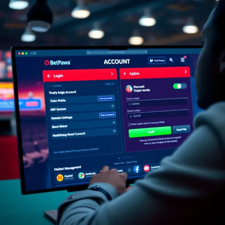 Navigating BetPawa interface showing Aviator game, deposit and withdrawal options