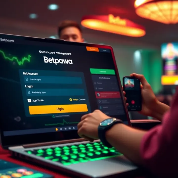 Exploring Betting Options on Betpawa for Nigerian Sports Fans User engaging with Betpawa platform on a smartphone showcasing betting options and odds