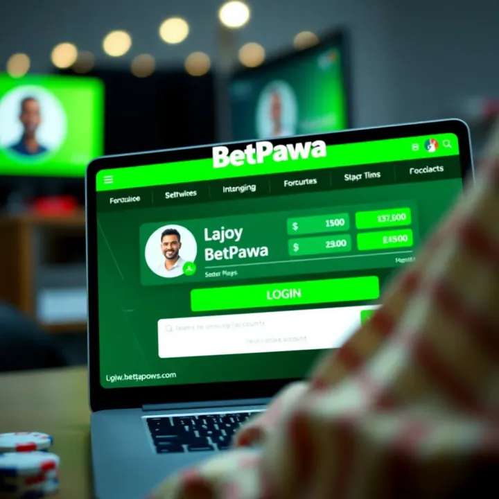 BetPawa platform showing Bundesliga football betting interface with match odds and betting options