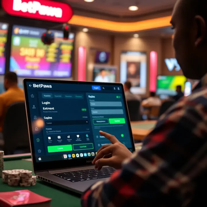 BetPawa login shop dashboard displaying betting options and account balance