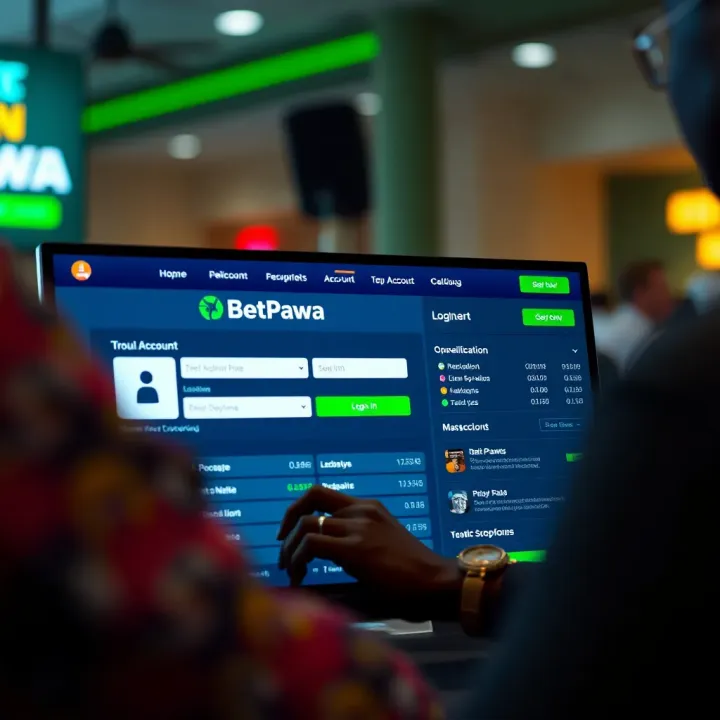 Managing Deposits and Withdrawals on BetPawa Login Shop User interface showing deposit and withdrawal options with secure transaction icons
