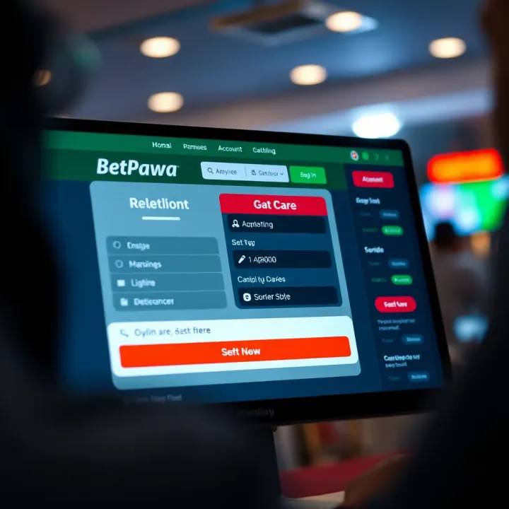 Betpawa logo featuring bold typography and a dynamic arrow symbolizing forward movement and innovation