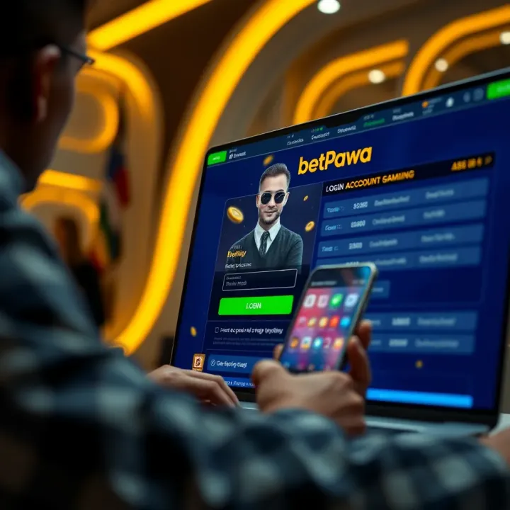 Screenshot showing Betpawa new mobile login screen with username and password fields