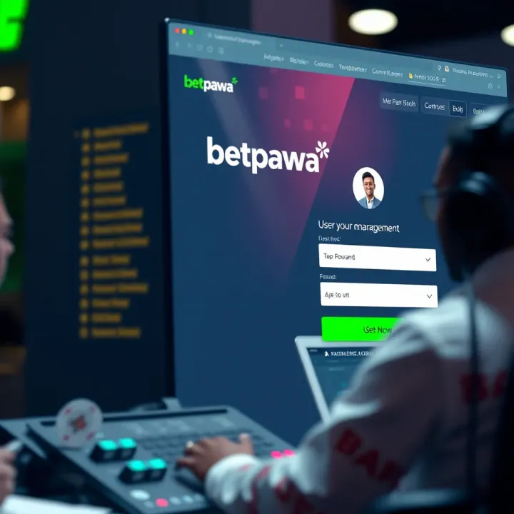 User registering on Betpawa Nigeria platform on a digital device