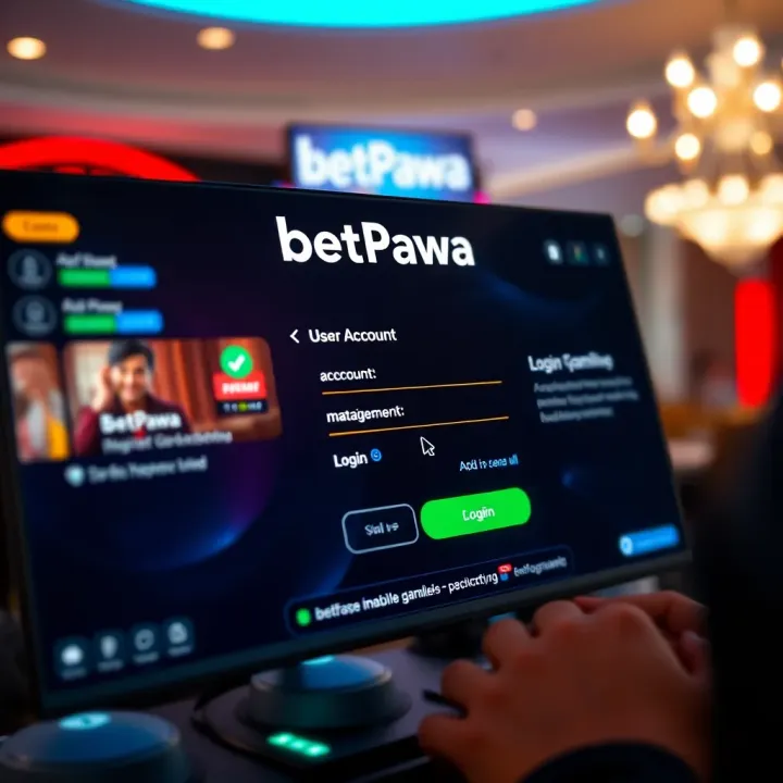 User completing online BetPawa shop registration form on laptop