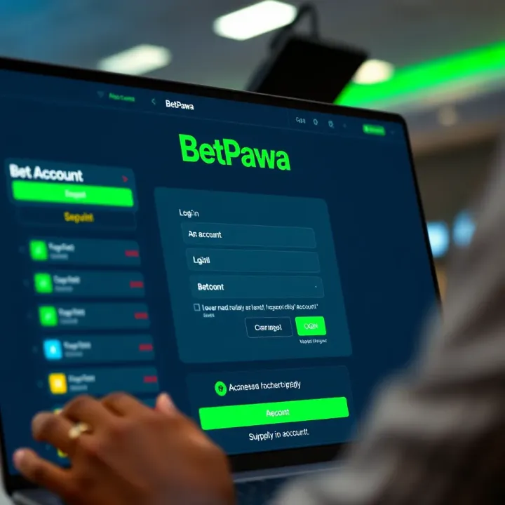 Illustration of secure mobile transactions showing deposit and withdrawal options on BetPawa app with Nigerian currency symbols