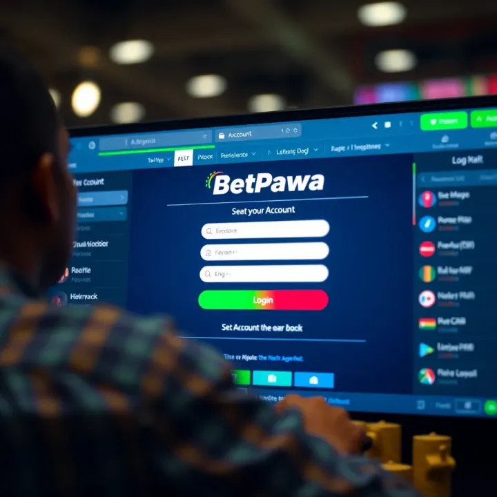 A detailed analysis of soccer statistics on a laptop screen with Betpawa's betting platform visible