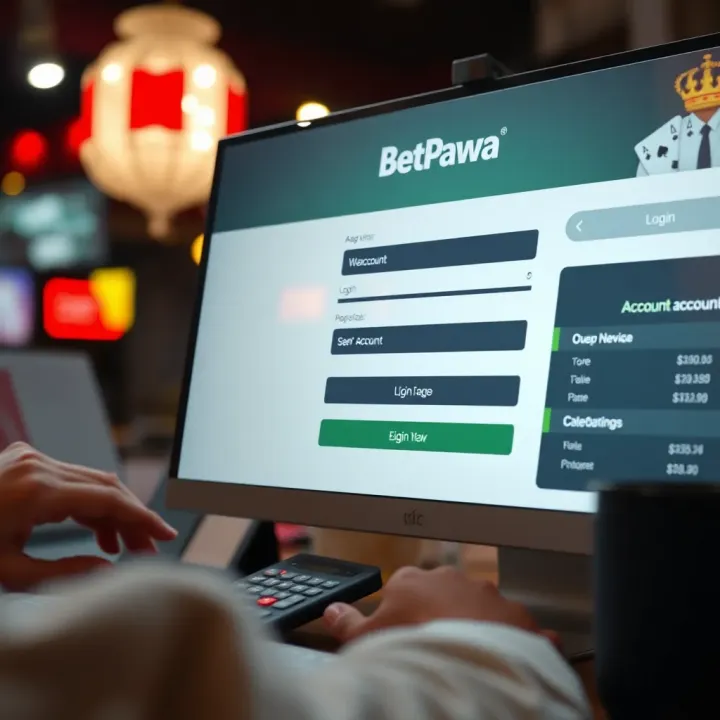 Three Card Poker table setup with chips and cards displayed for betting