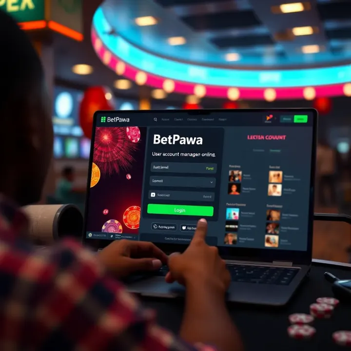 User interface comparison showing Betpawa and Sportybet platforms on mobile devices