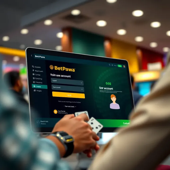 Secure online payment transaction on BetPawa platform with Nigerian currency