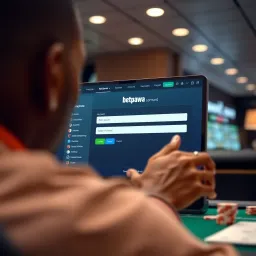 Online casino interface showing various game options and bonus features tailored for Nigerian players