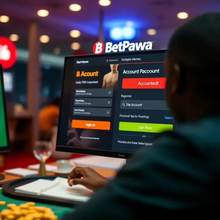 User navigating BetPawa platform on a laptop showcasing the Aviator game interface