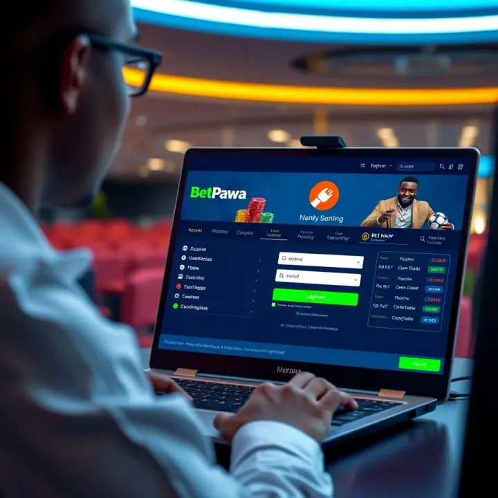 Strategies for Interpreting NPFL Betting Odds in Nigeria Abstract representation of football strategy with betting statistics and Nigerian flag