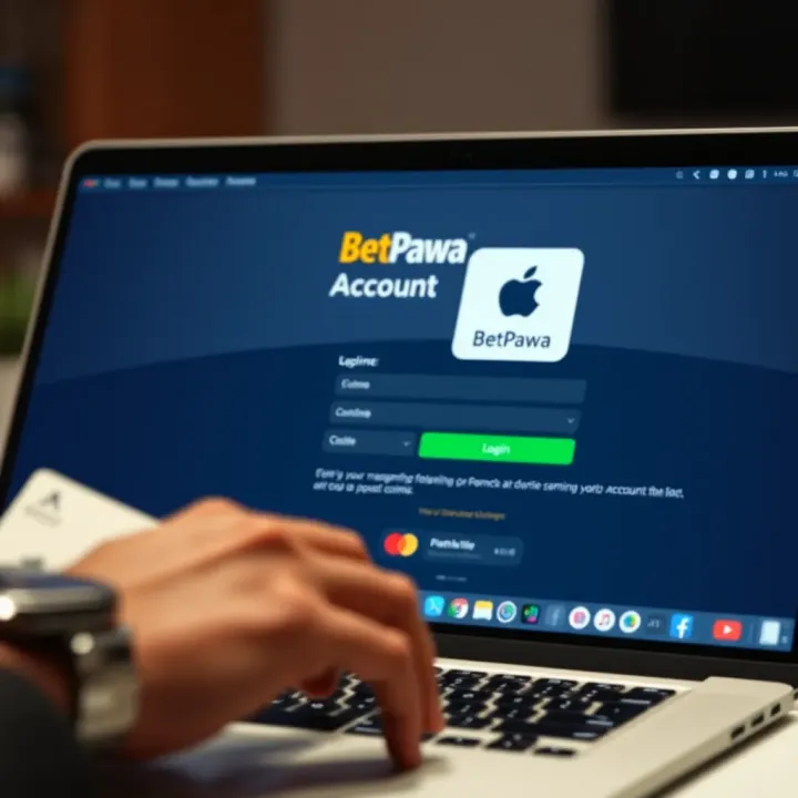 User registering an account on BetPawa Nigeria using a smartphone