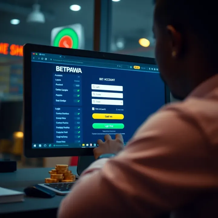 Live football match streaming on BetPawa platform with real-time betting interface