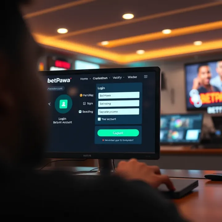 Betpawa Lotto Platform Interface in Nigeria Mobile phone displaying Betpawa Lotto interface with lottery numbers and ticket purchase options