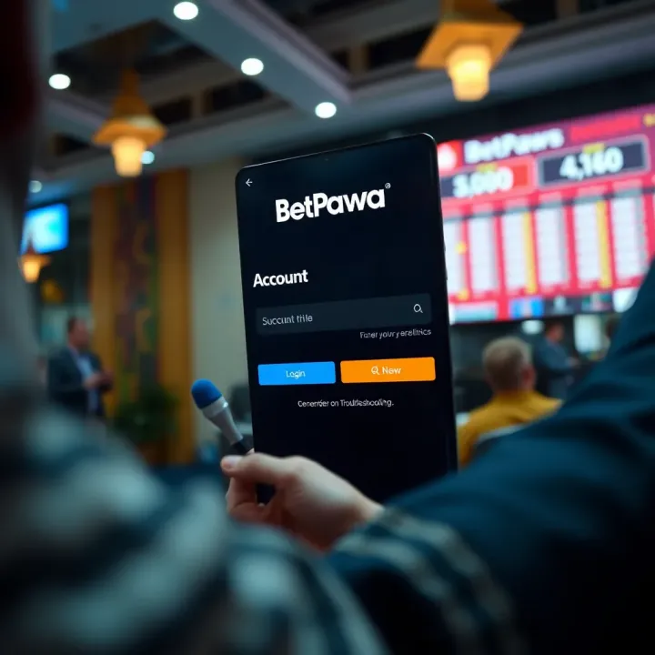 Illustration showing a digital game interface of Betpawa Mines demo with colorful tiles and icons representing mining gameplay elements