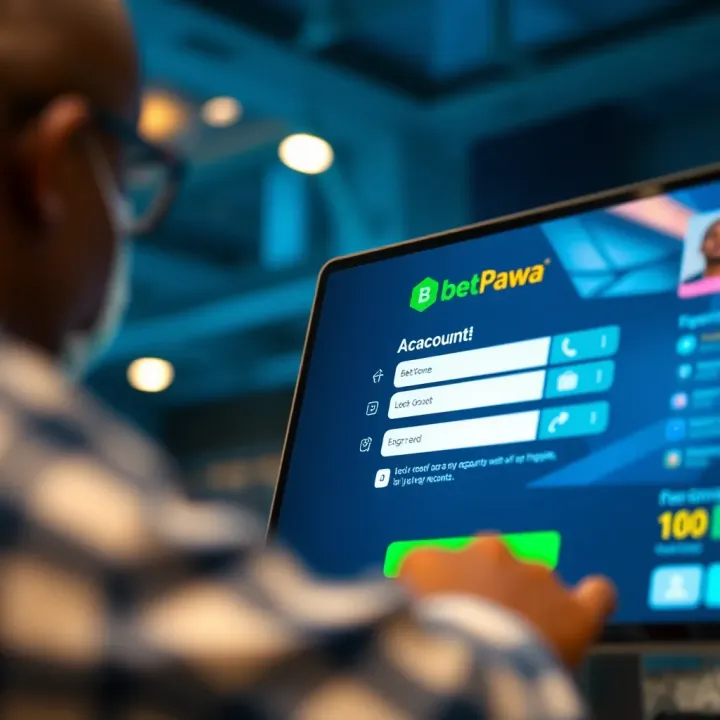 Mobile phone screen displaying USSD code input for Betpawa withdrawal in Nigeria