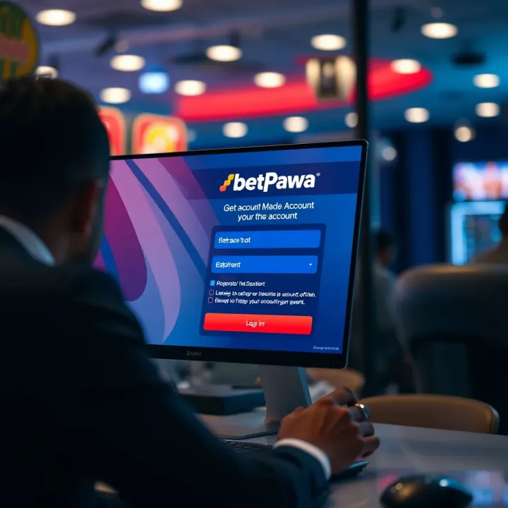 Illustration showing the BetPawa platform interface highlighting the withdrawal option with Paystack logo